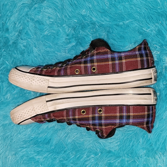 Converse Plaid Women's Size 7 Sneakers - Picture 5 of 8